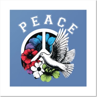 Israeli-Palestinian peace and love Posters and Art